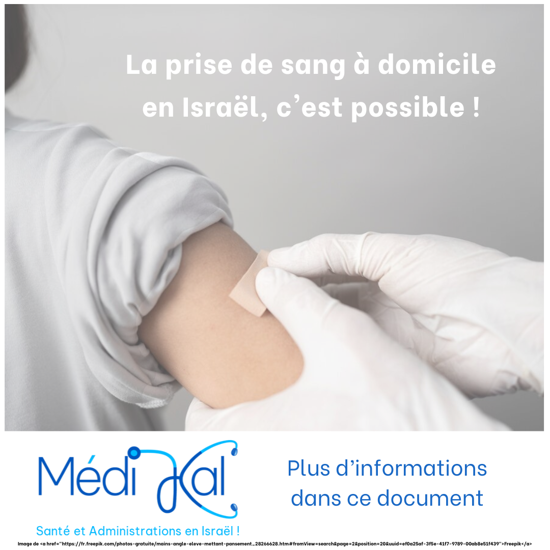 La prise de sang à domicile, c'est possible !